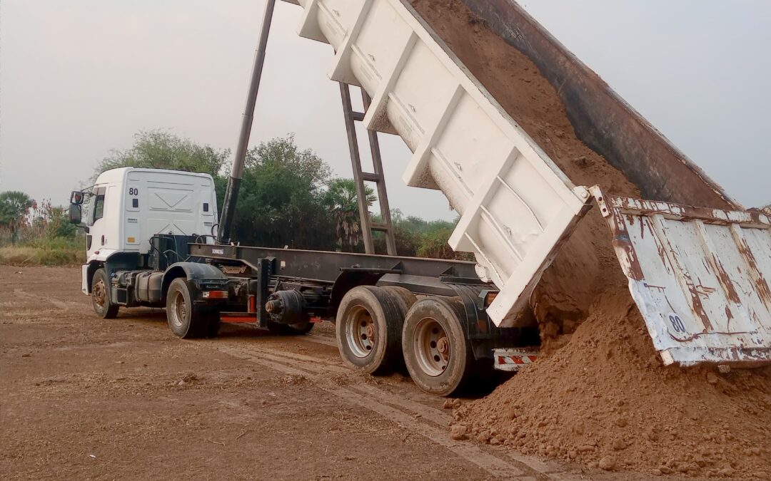 Avanza la construcción de un espacio deportivo en Barranqueras