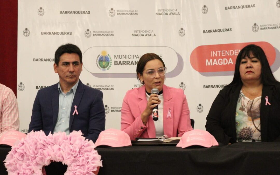 Magda Ayala lanzó las actividades del mes rosa