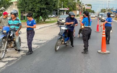 El municipio promueve la seguridad vial, a través de controles y concientización