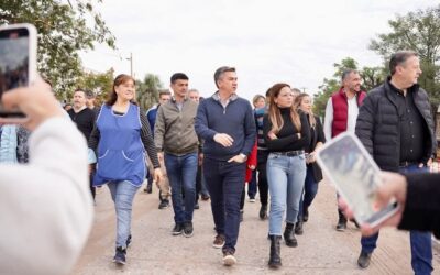 Magda Ayala constató el avance de obras sobre la Av. 9 de Julio