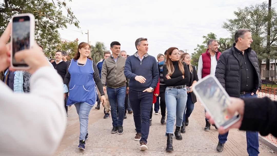 Magda Ayala constató el avance de obras sobre la Av. 9 de Julio