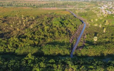Barranqueras inició obras prioritarias del Plan de Contingencia en el barrio Las Malvinas con la excavación de un canal aliviador