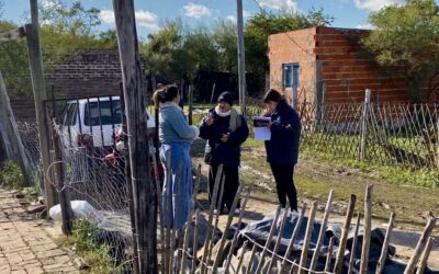 La Comisión Estratégica de Emergencia Municipal avanza con relevamientos preventivos en el barrio San Martín II