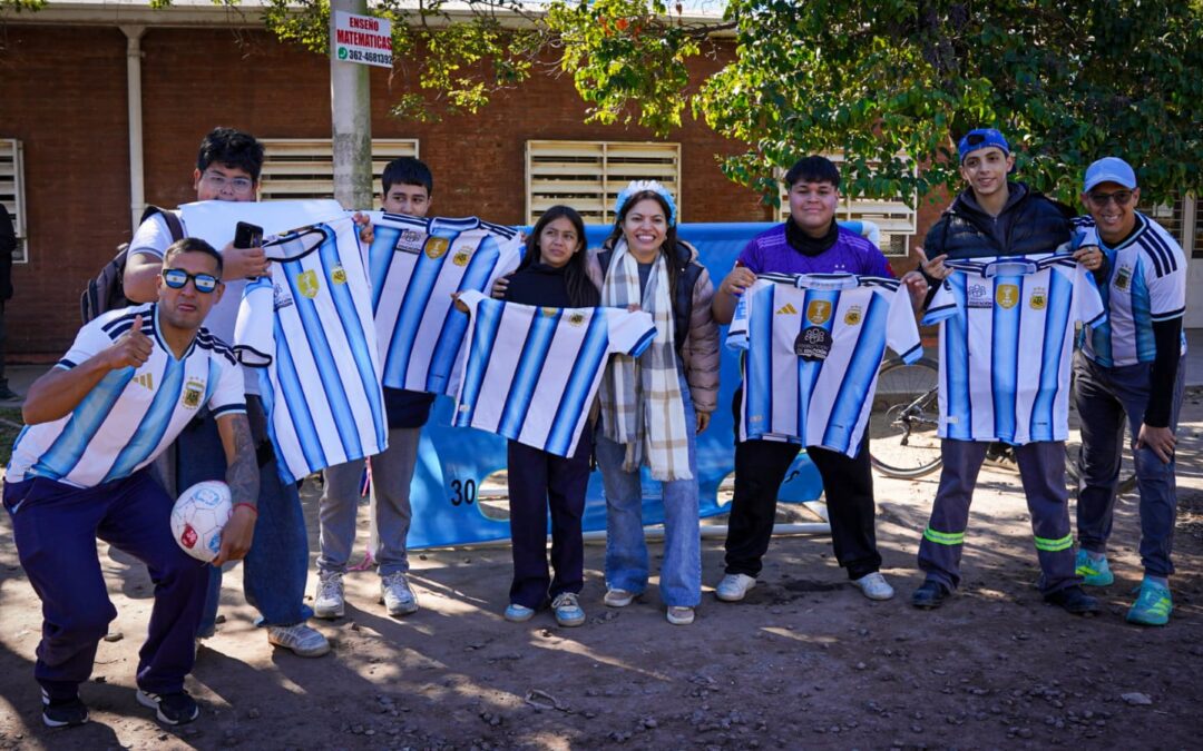 El «Desafío Mundialista» continúa recorriendo las escuelas de Barranqueras