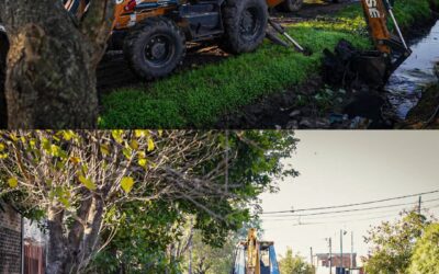 Barranqueras: con recursos propios, ejecuta un amplio plan de limpieza de desagües barriales
