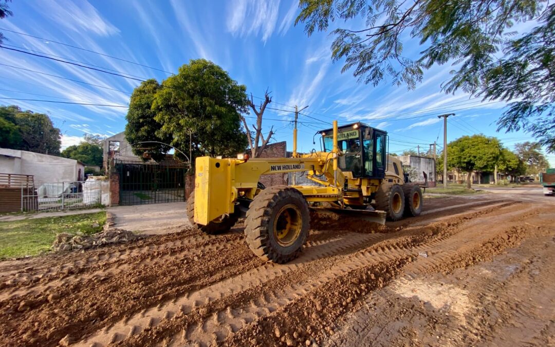 Barranqueras continúa con el mantenimiento y mejora de calles en distintos sectores de la ciudad