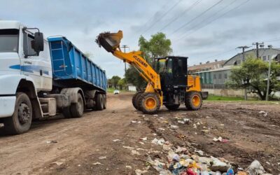 LA MUNICIPALIDAD DE BARRANQUERAS AVANZA CON OPERATIVOS DE MANTENIMIENTO URBANO EN DIVERSOS BARRIOS