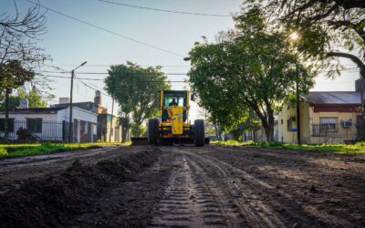 Barranqueras continúa mejorando la transitabilidad en el barrio Villa Fucksman