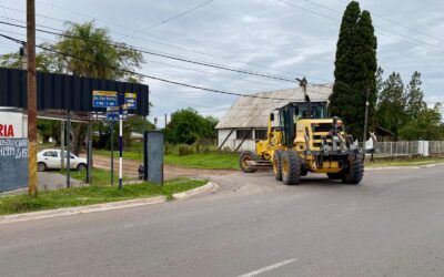 La municipalidad de Barranqueras avanza con el  mantenimiento de calles en el  barrio La Loma