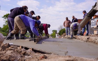 AVANZAN LAS OBRAS DE REVALORIZACIÓN Y RECUPERACIÓN VIAL EN CALLE TATANÉ Y RODRÍGUEZ PEÑA