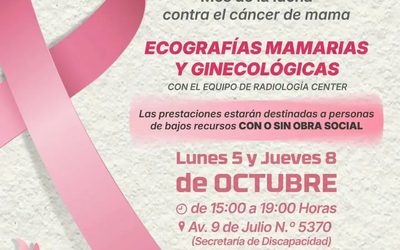 OCTUBRE ROSA EN BARRANQUERAS: LA MUNICIPALIDAD OFRECERÁ ECOGRAFÍAS GRATUITAS Y ACCESIBLES