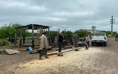 BAJO EL PLAN DIRECTOR DE CONTINGENCIA, EL MUNICIPIO AVANZA CON LA CONSTRUCCIÓN DE CASAS TEMPORALES EN EL BARRIO NÁUTICO